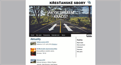 Desktop Screenshot of krestanskesbory.cz