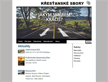Tablet Screenshot of krestanskesbory.cz
